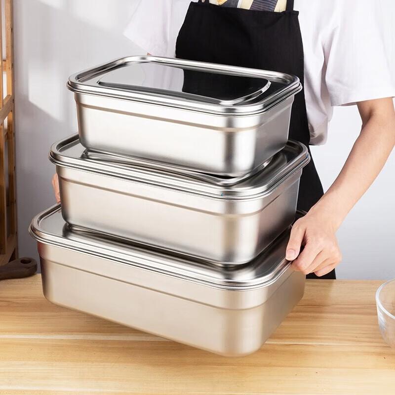 JingQingFu Stainless Steel Food Storage Container