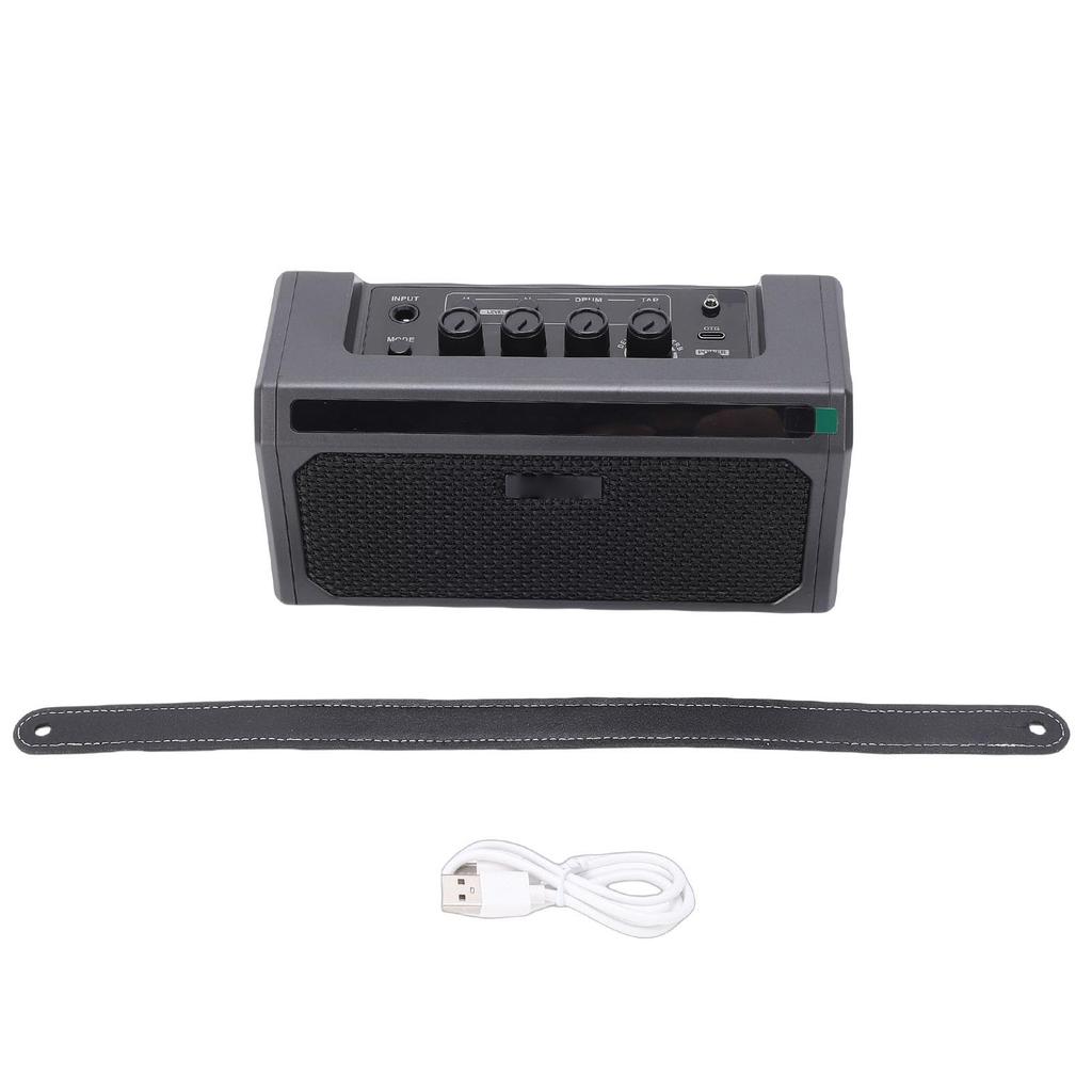 Luocute 10W Portable Electric Guitar Amplifier with Full Analog 2 Tone Bluetooth Rechargeable with Home Headphone Jack and AUX Input High-Clarity