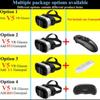 Oryginalne okulary V5 4k Virtual Reality VR Box 3d Imax Video Games Google Cardboard Headset Kask do smartfona Max 6,7", rocker