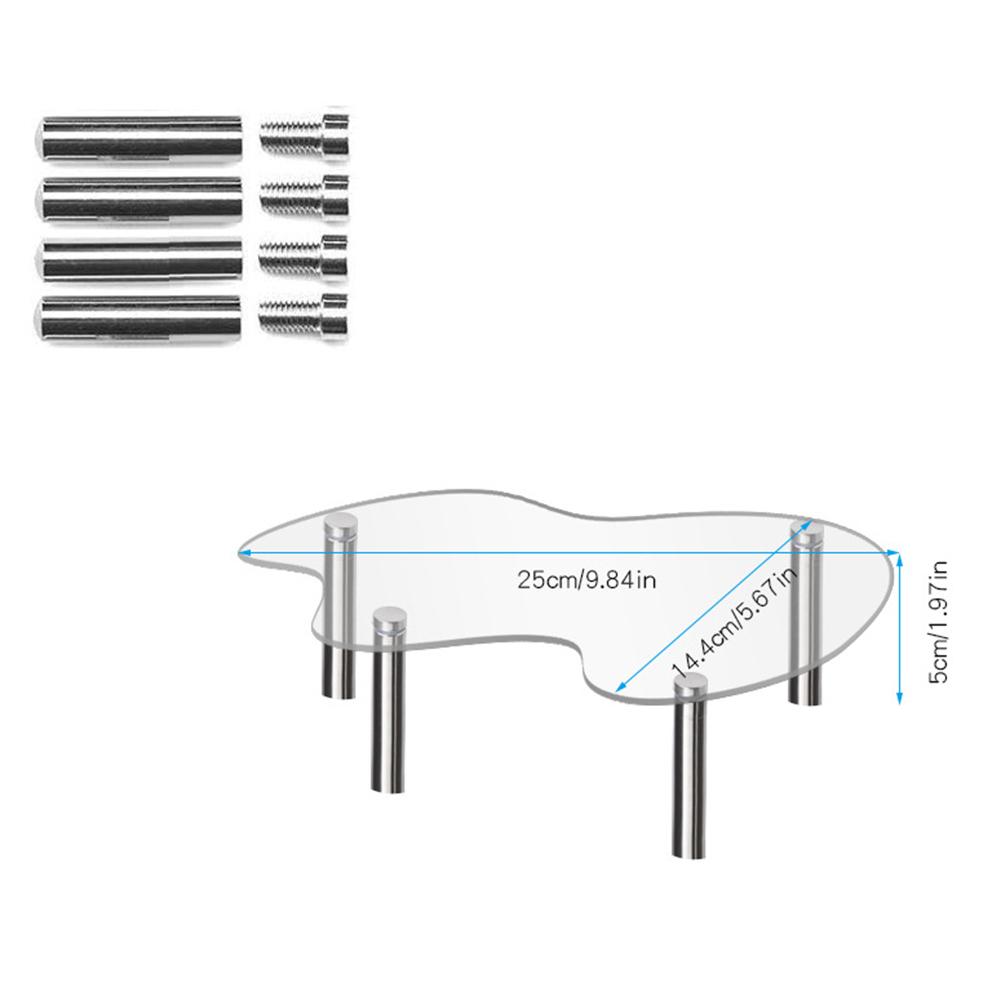 Bakery Stand Acrylic Cupcake Stand Tabletop Display Clear Acrylic Easy To Assemble High-quality Material Sturdy