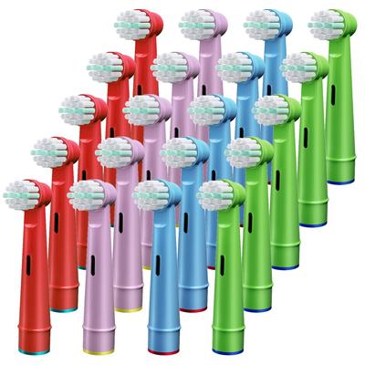 Náhradné hlavice na elektrickú zubnú kefku Kompatibilné s detskými Oral B Braun Mäkké štetiny a malé kefkové hlavy pre citlivé zuby