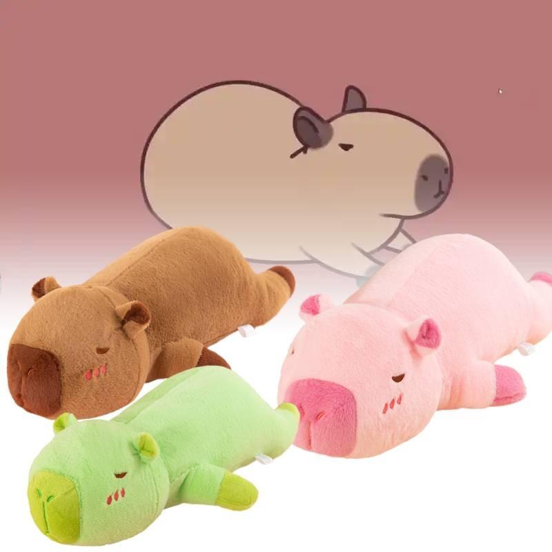 Plush Toys Capybara Cartoon Animals Children Birthday Gift Fill Doll Pillow