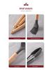 12-Piece High-Temperature-Resistant Silicone Kitchen Utensil Set with Wooden Handles
