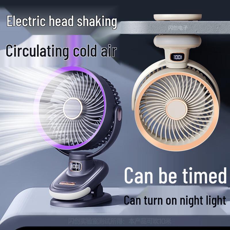 Portable Oscillating Desk & Wall Fan