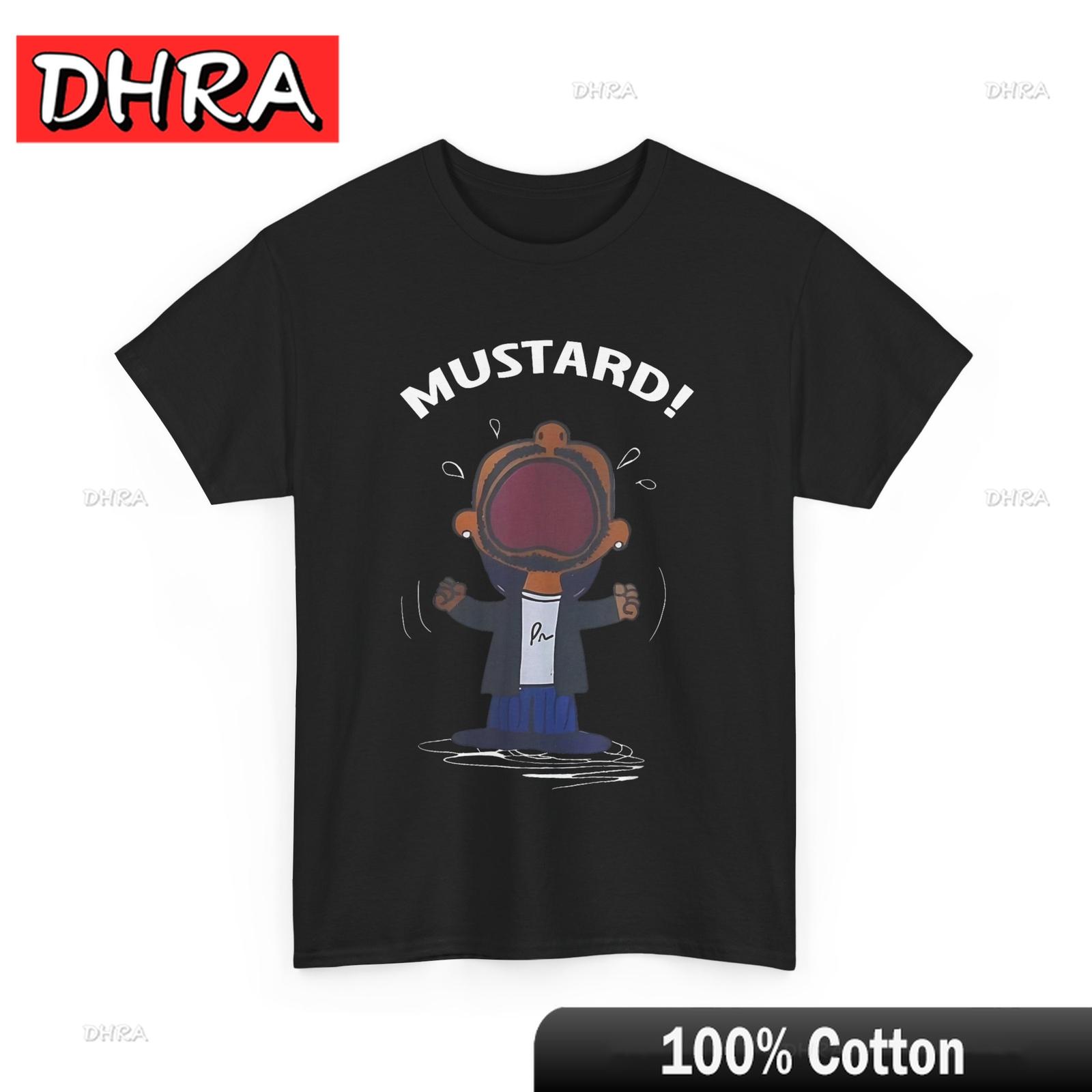 Funny Mustard Lamar TV Off Parody TShirt Cute Fresh Bold Tshirts Funny Male Classic Casual Tshirt Trippy Hip Hop Holiday Style S