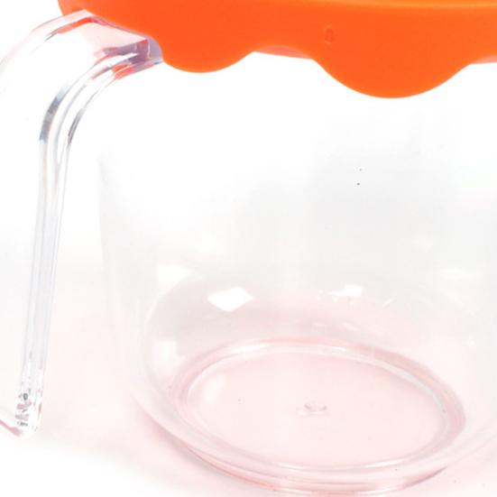 Manual Juicer Food Grade Detachable with Handle Compact Size Smooth Edge Making Juice 2 Colors Sturdy Manual