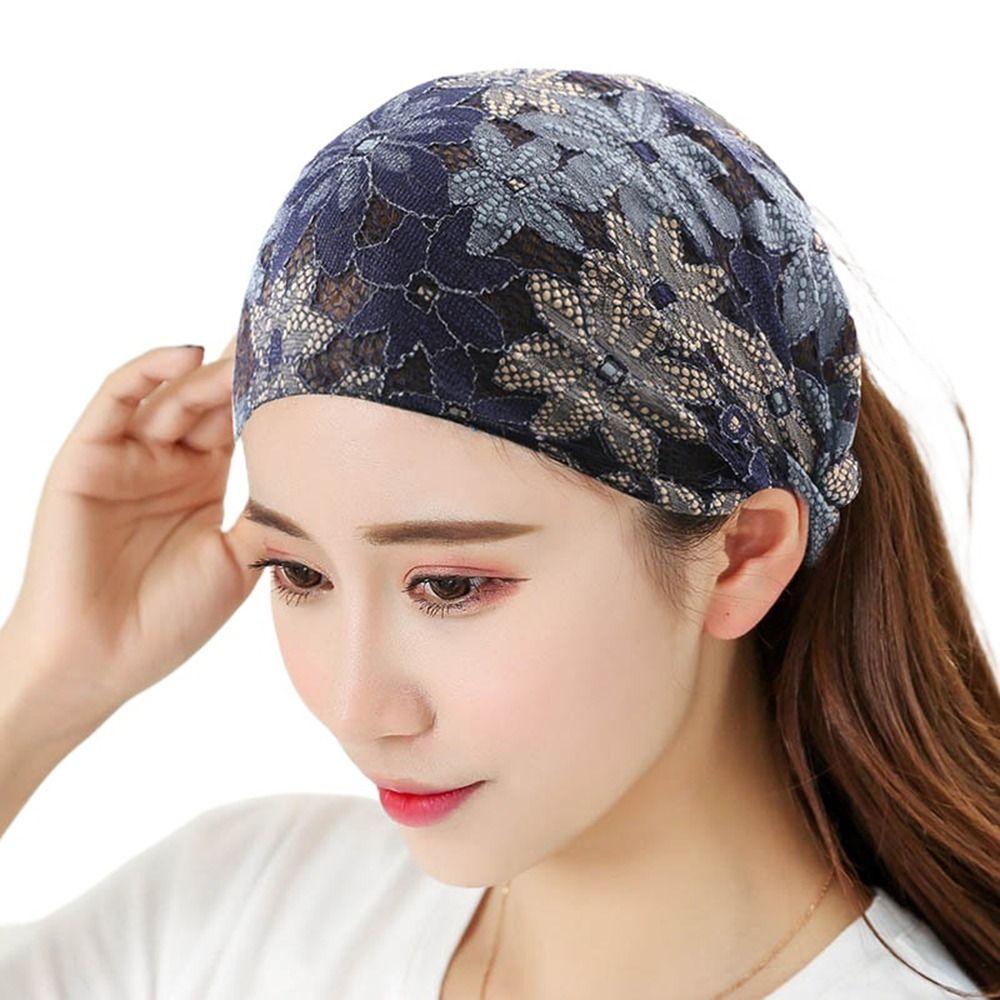 Women Bandaba Turban For Girls Women Hairband Korean Style Headband Hair Accessories Lace Hair Hoop