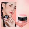 1 ks sypká pudrová tvářenka Air Cushion tvářenka Přírodní tvářenka na tváře Třpytivá tvář Vysoce pigmentovaný make-up na tvářenku, dlouhotrvající a lehký