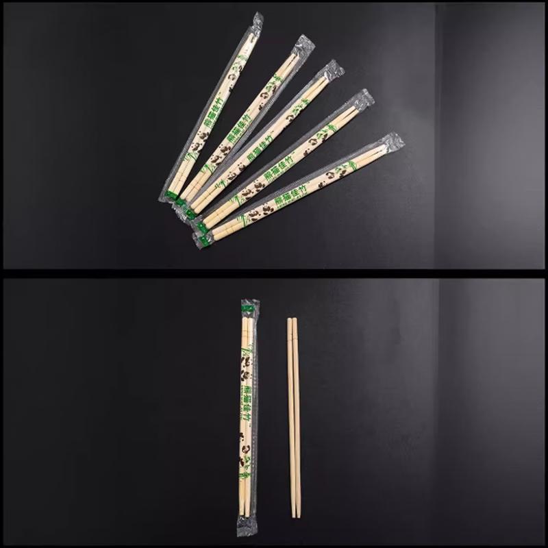 COFLYEE Einzeln verpackte Bambusstäbchen