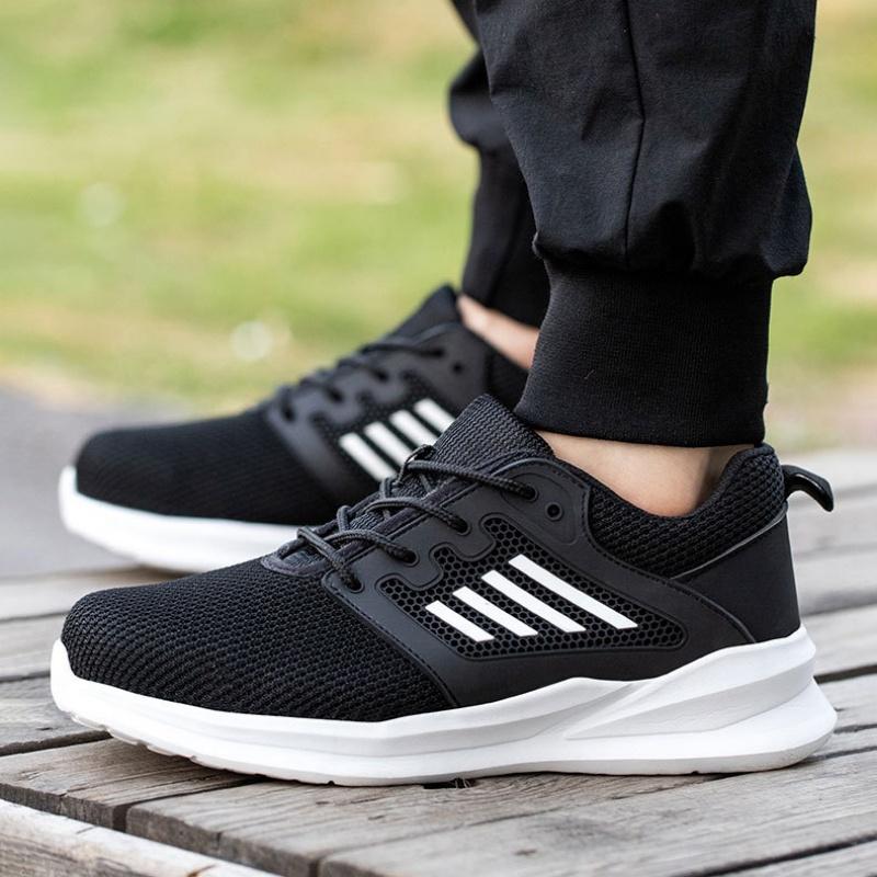 Unisex Mesh Steel Toe Cap Summer Safety Shoes For Men Light Breathable Sneaker Comfortable Indestructible Hombre Work Footwear