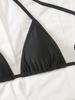 European and American 1011 New Swimsuit Three-point Beach Strap Triangle Cup Split Bikini Swimsuit