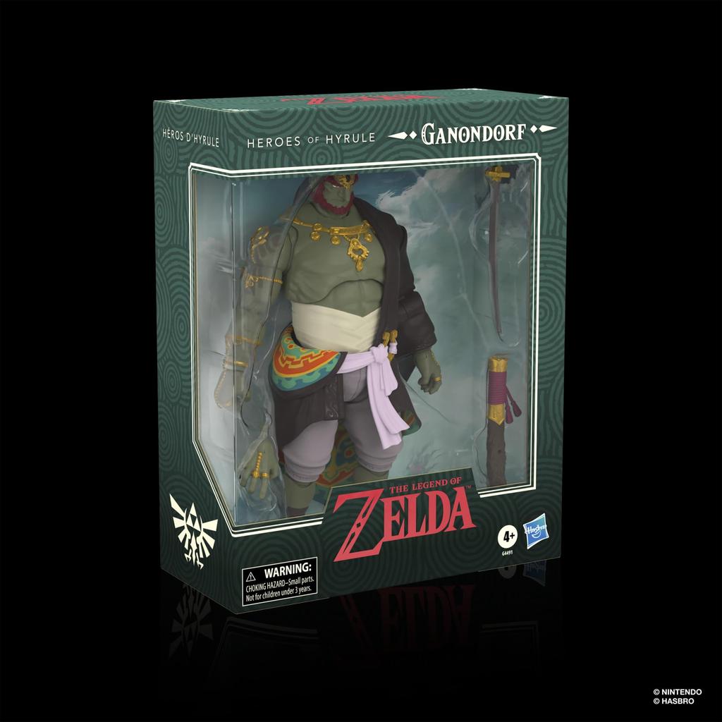 Hasbro Легенда о Зельде: Герои Хайрула Гэнондорф, 19 см, Фигурка для игры The Legend of Zelda: Коллекционное издание Tears of the Kingdom (G4419) -