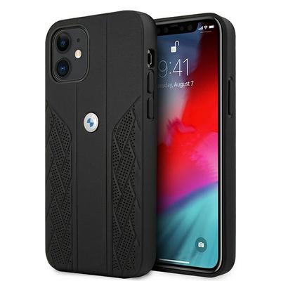 Bmw Case Bmhcp12Srsppk Iphone 12 Mini 5,4 Black/Black Hardcase Leather Curve Perforate