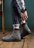 Men's Retro British Style High-Top Martin Boots: Fashionable Autumn Winter Work Footwear