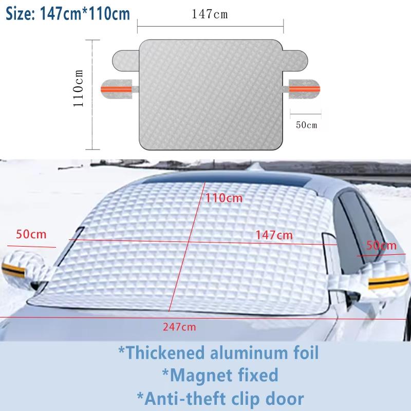 For Volkswagen Tiguan L 2024 2025 2026 MK3 Auto Snow Shield Anti-Icing Snow Winter Sunshield Front Windshield Cars Accessories