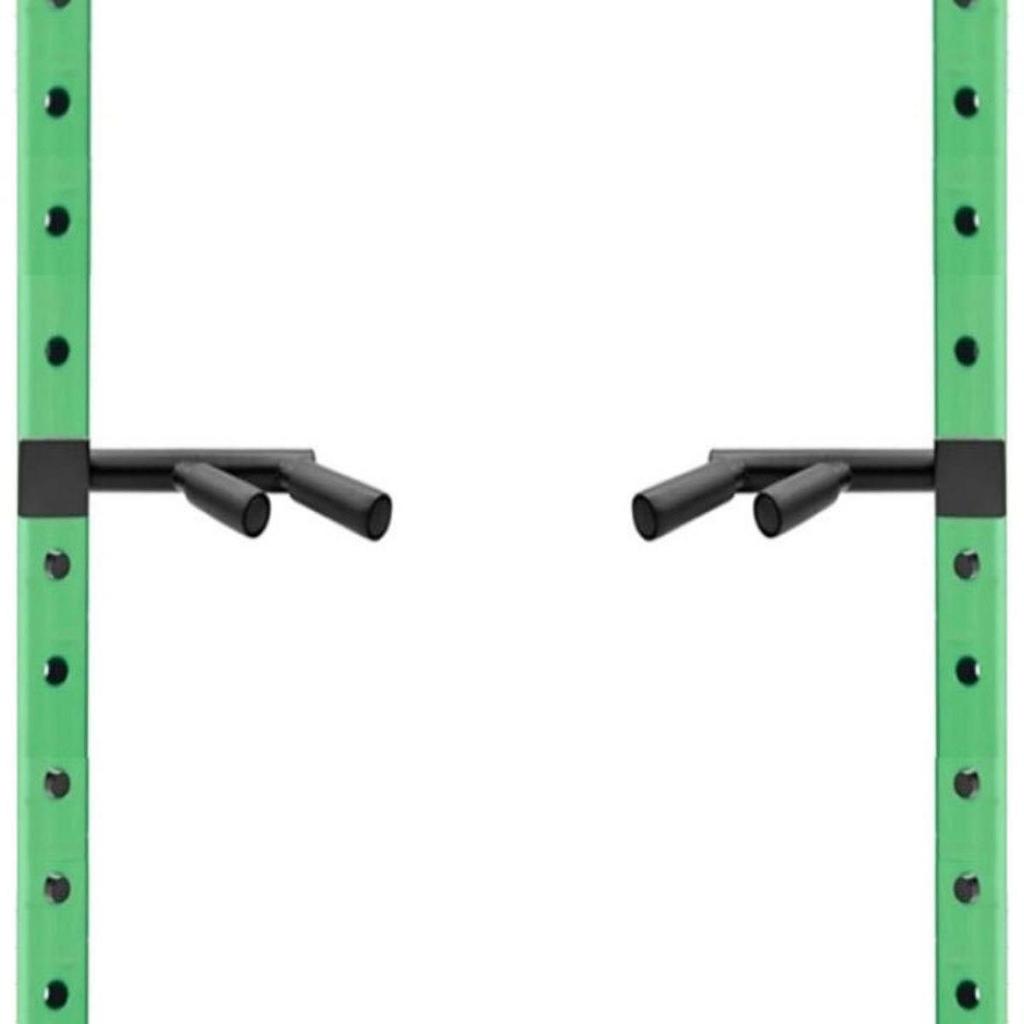 2 Pièces Accessoires Barres de Dips Fitness Poignées pour Rack à Squats Tractions 18mm