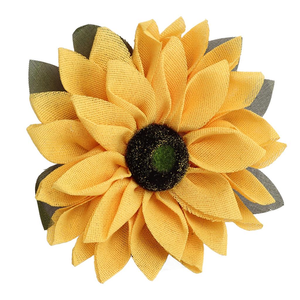 Sunflower Wreath for Front Door Round Artificial Yellow Sunflower Wreath for Front Door Window