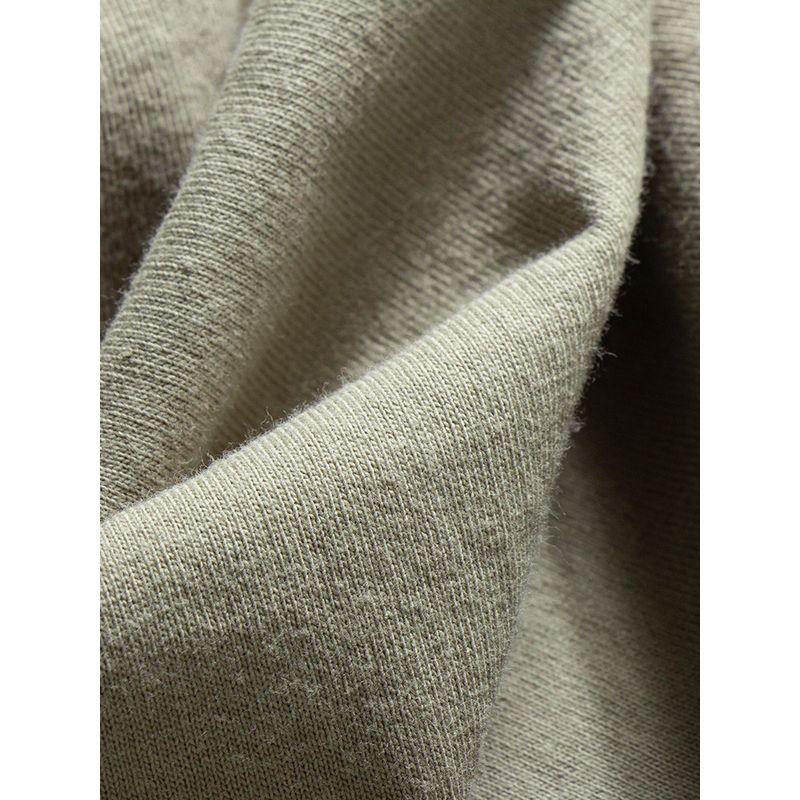 Short-Sleeved T-Shirt for Men 2025 Summer New Style Washed Cotton Top Pure Color Basic Versatile Loose Casual Half-Sleeve