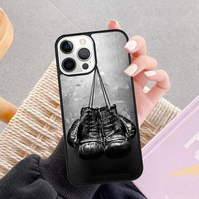 Boxing Gloves Phone Case For Apple Pro Max Plus Coque For iPhone 17 Air 13 12 14 15 16 Cover