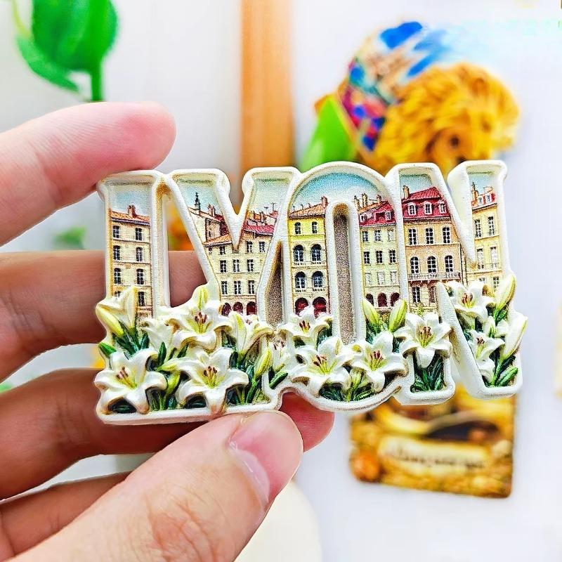 France Souvenirs Montmartre Moulin Rouge Fridge Magnets Menton Nice Provence Reunion Lyon Colmar Fridge Stickers Birthday Gifts