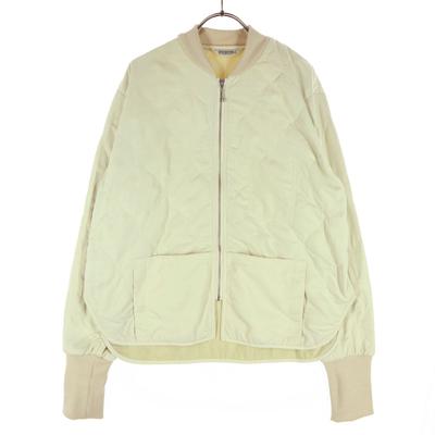 FIVE BROTHER 22FW Langarm Steppjacke M Elfenbein Damen Gebraucht