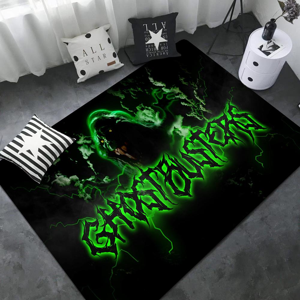 Ghostbusters Door Mat Washable Non-Slip Living Room Sofa Chairs Area Mat Kitchen Toilet Rug