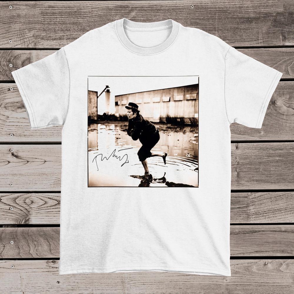 Новая Базовая Подарочная Футболка Tom Waits для Фаната Музыки Белая S-2345XL Унисекс Футболка Унисекс Футболка M