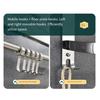 Towel Rack Foldable Towel Shelf with Movable Hooks Rustproof Wall