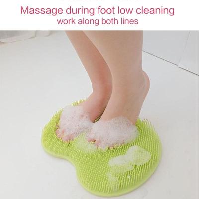 Foot Back Brush Bathroom Not Slip Bath Pad Shower Massage Pad for Women Men