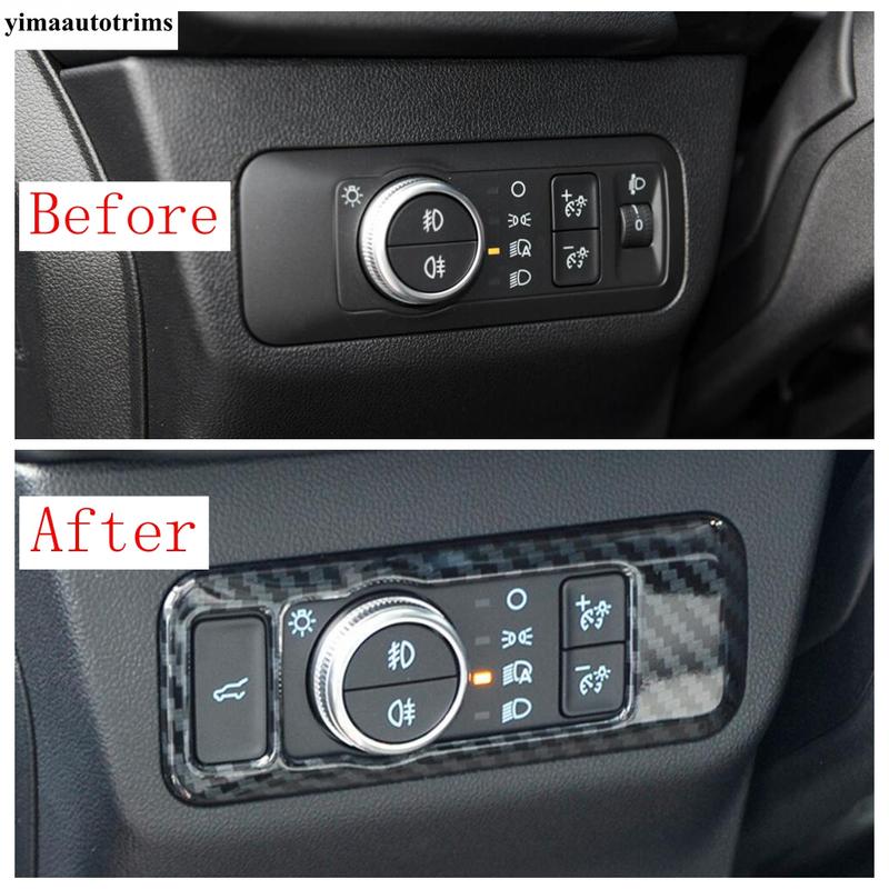 Head Light Switch Button Panel Cover Trim Accessories For Ford Mustang 2024 Maverick Mach E Escape Kuga - 2025