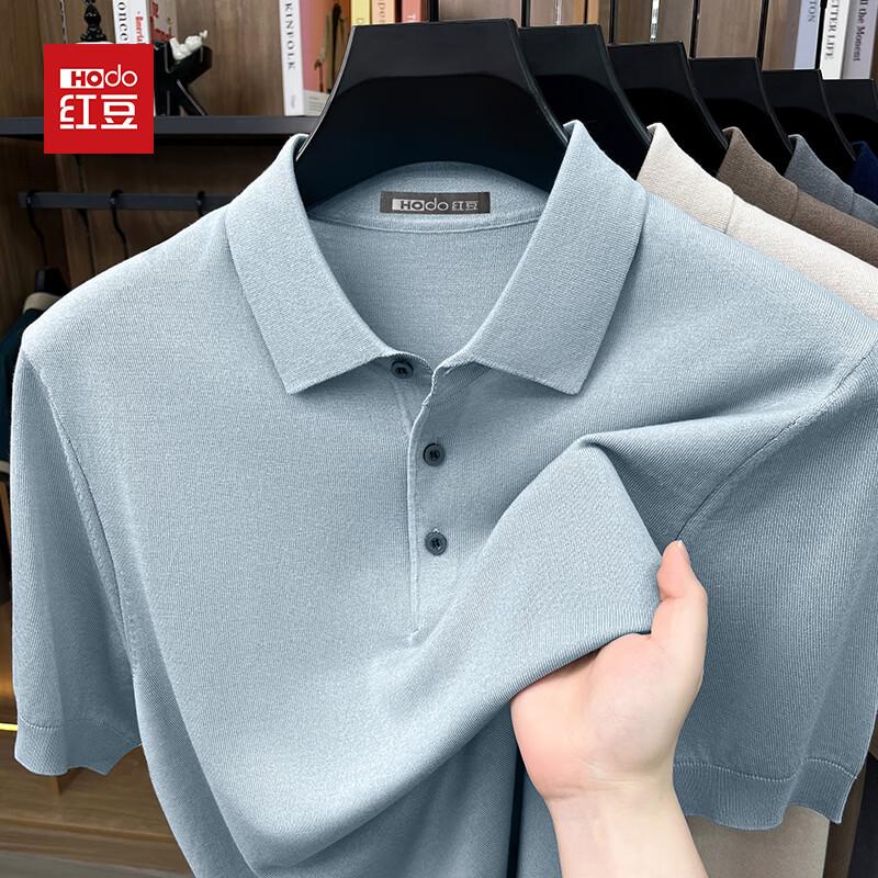 Hodo Men s Silk Blend Short Sleeve Polo Shirt L