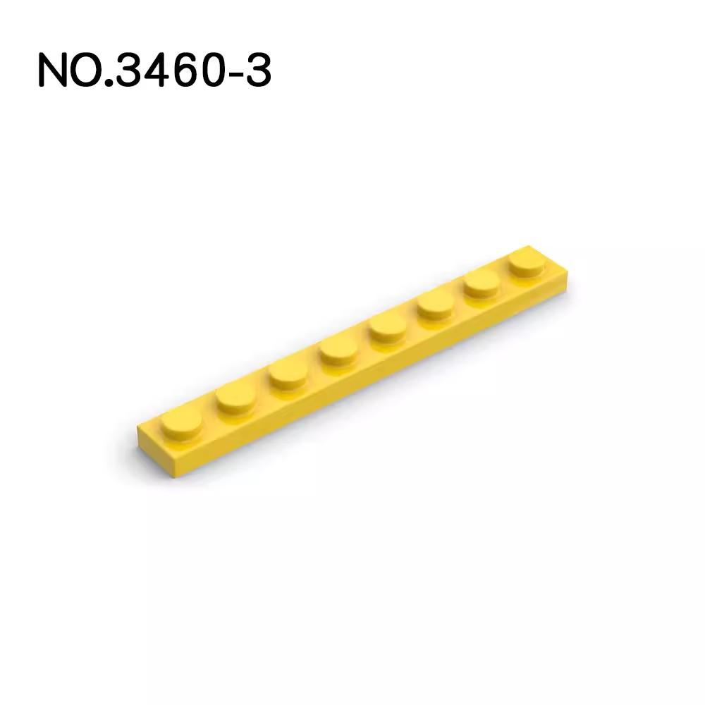 20Pcs MOC 3460 Plate 1 X 8 Brick Parts Building Blocks Particle DIY Kids Brain Game Assmble Toy Birthday Gift