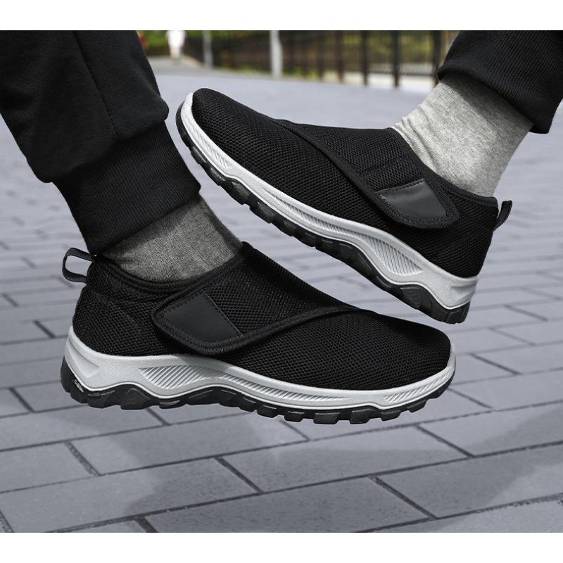 Women's Shoes Versatile Velcro Shoes for Middle-aged and Elderly Mothers, Thick-soled Sports Shoes