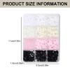 12 Grids 3D Bows Nails Art Charm Bowknot Nail Charms Nails Art Gems for Party