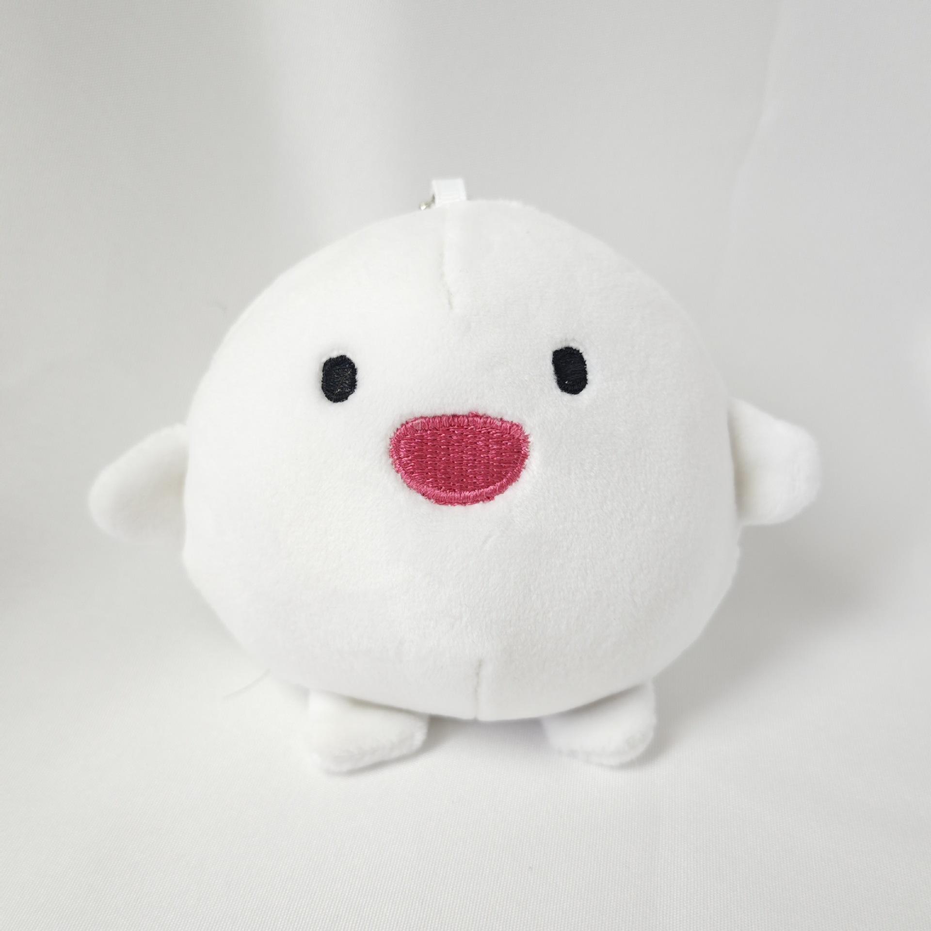 

Большая белая плюшевая кукла-пельмень 12cm pendant