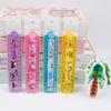30cm Cartoon Plastic Ruler with Geometric Patterns - Folding Design for Kids/Student Stationery