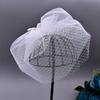 Double Layer Tulle Wedding Veil Adjustable Comb Lightweight Bridal Face Cover For Dresses