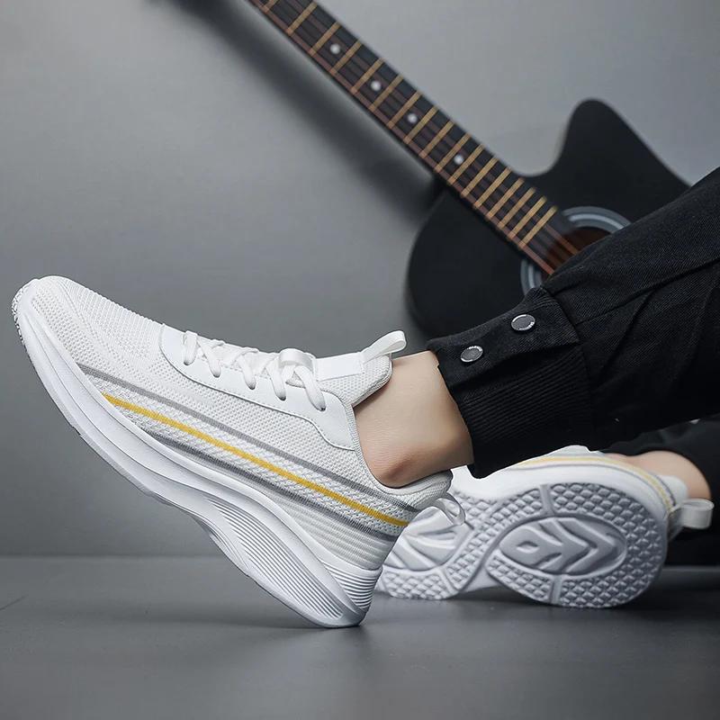 Весенние новые сетчатые мужские кроссовки для бега — фото 5