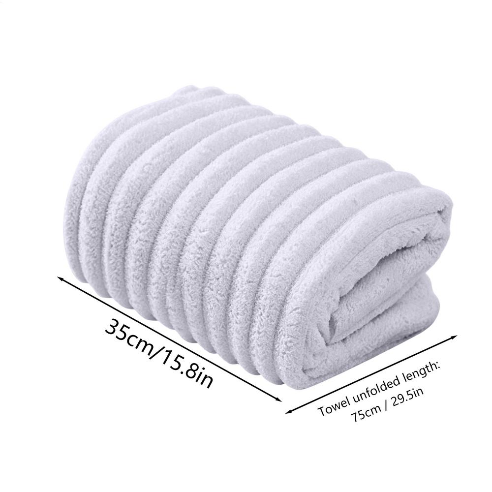 1PC Bath Towel Coral Fleece Absorbent Absorbent And Quick-drying Multifunctional Bath Towel Microfibre Face Bath Towels серый