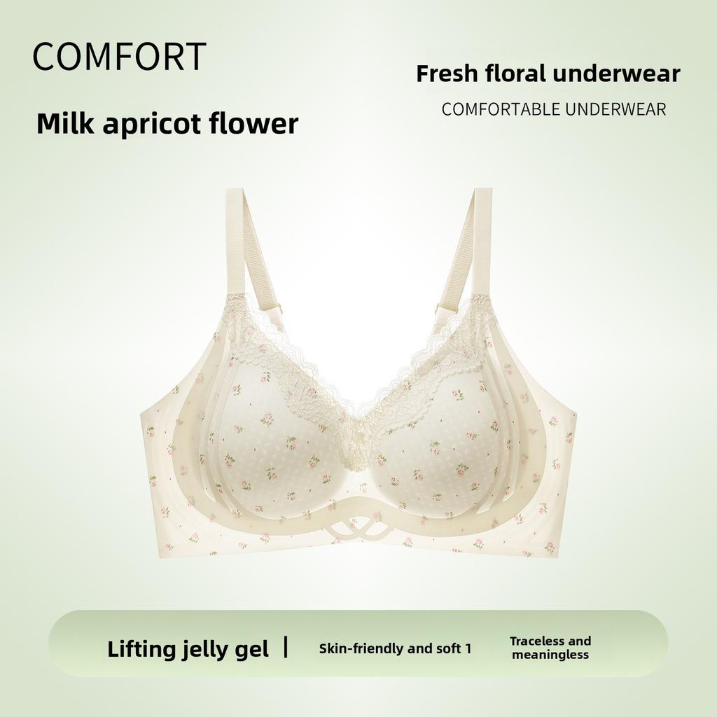 Summer Lightweight Seamless Bra, Small Bust Push Up Full Bust Minimizer Flirty Sexy Wireless Women's Bra