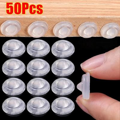 50Pcs/Sheet Self Adhesive Furnitures Bumper Pad Door Cabinet Toilet Drawer Wall Cushion Stickers