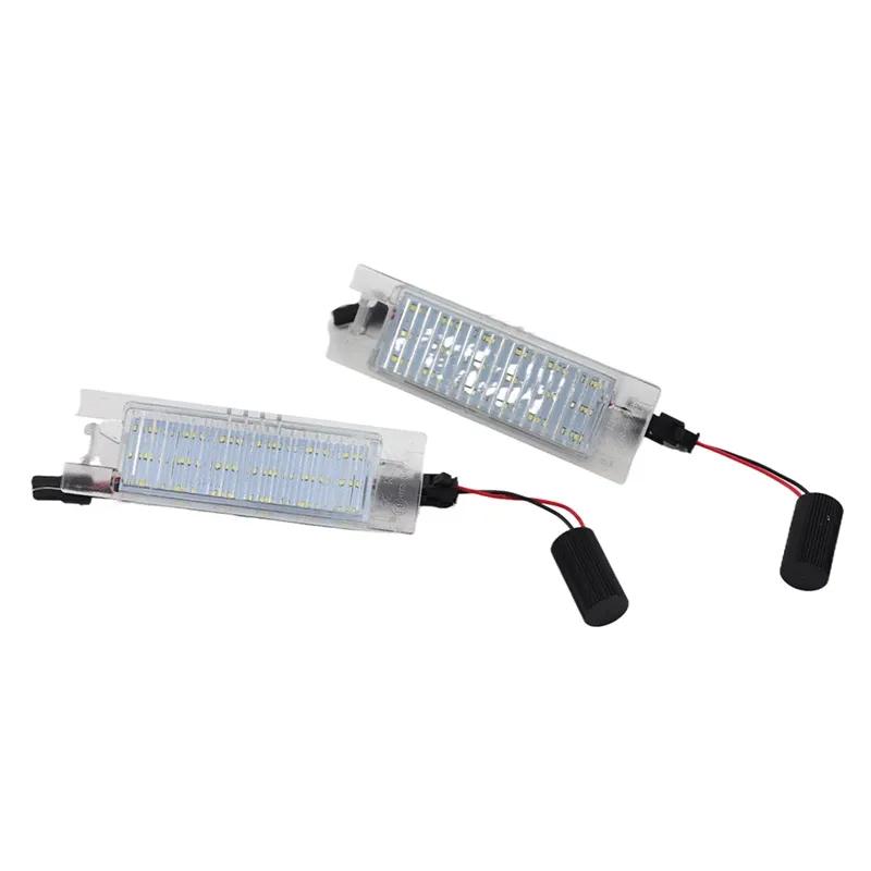 12V LED License Plate Light For Fiat Bravo Argo Grande Punto Evo Siena 500L Doblo Croma Marea Tipo Multipla Seicento