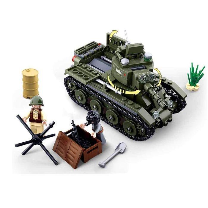 Set de construction - SLUBAN - bt-7 Cavalry Tank - 347 pièces - Multi Couleur - À partir de 14 ans