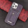 Applicable To Apple 15promax Phone Case Stand Card Magnetic Attraction IPhone16 Electroplated 14 Full Cover 13 Leather Case 12