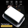 304 Stainless Steel Rectangular Food Tray with PP Lid