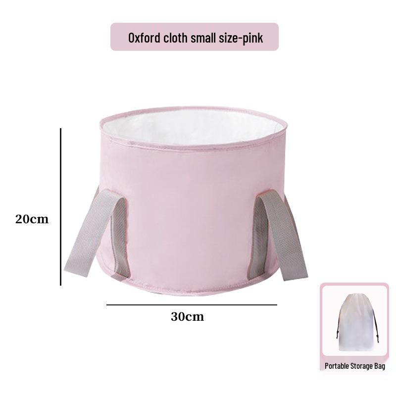 Portable Foldable Foot Bath Basin - Oxford Cloth, Insulated, for Travel or Dormitory Use