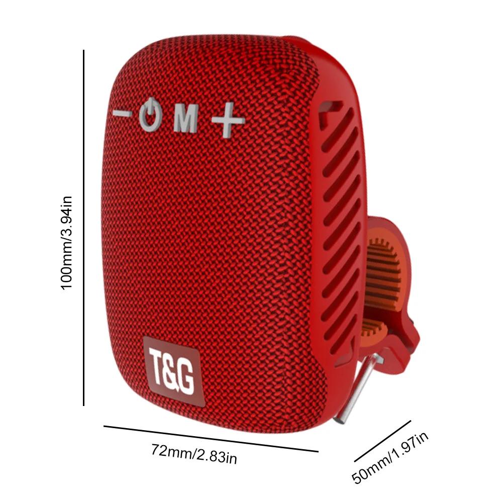 Outdoor Bicycle Bluetooth Speaker Portable Wireless Sound USB Rechargeable Handlebar Speaker Waterproof Subwoofer for Scooter