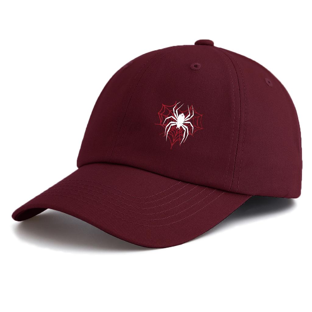 1pc Spider Print Baseball Cap for Adults,Minimalist Retro Style Casual Soft Adjustable Dad Hat,Perfect for Daily Wear,outdoor