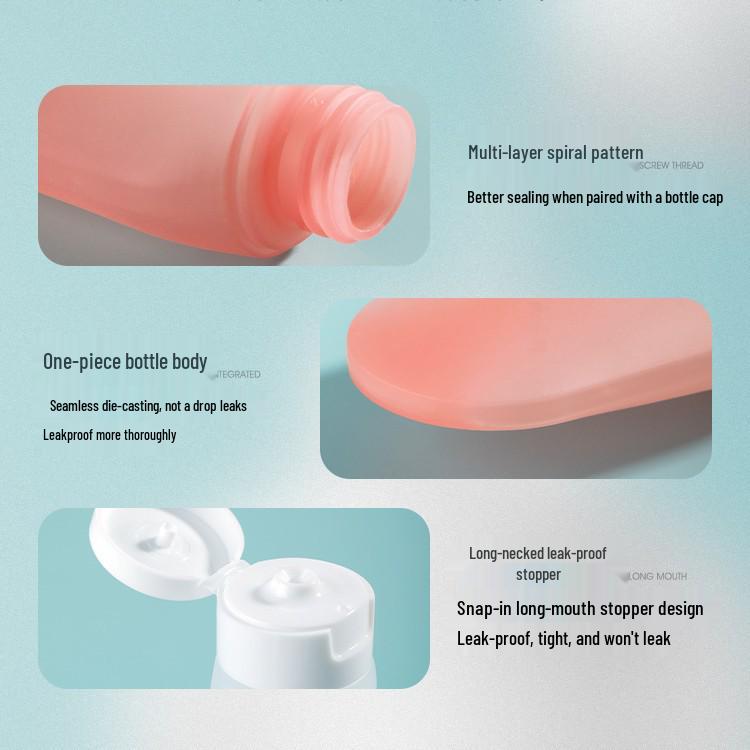 Refillable Travel Bottles Set: Shampoo, Shower Gel, Toiletries, Skincare, Cosmetics