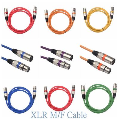 Zubehör für Mischpult Mikrofon Abgeschirmtes Kabel Audiokabel 3-Pin XLR-Kabel Symmetrisches Kabel XLR-Kabel